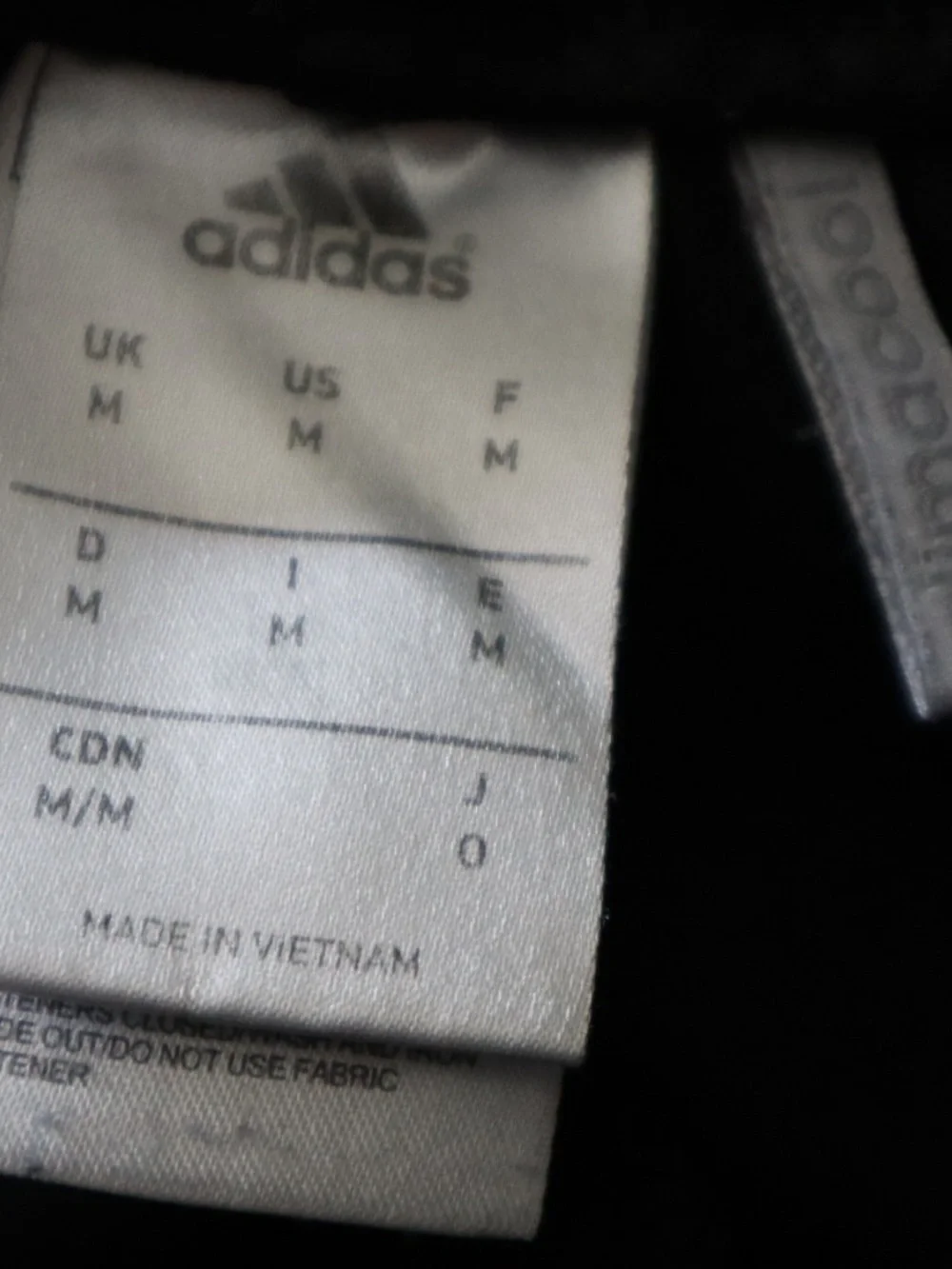 adidas mens Black Track Pants with Gray Stripes size Medium